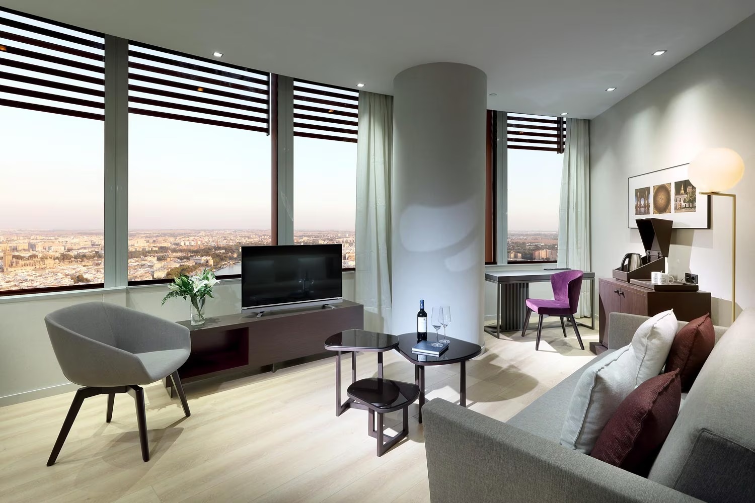 Junior suite con vistas al Aljarafe
