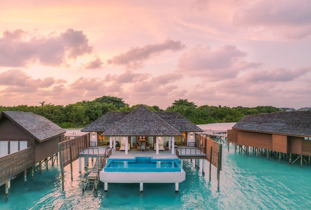 Two-Bedroom Ocean Villa with pool