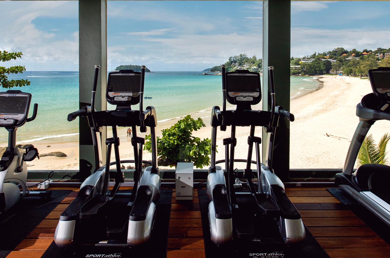 The fitness center