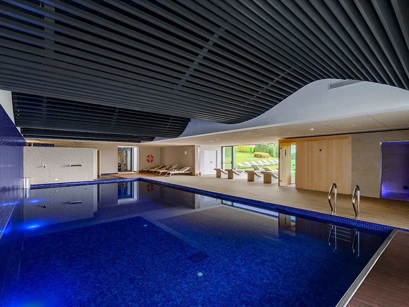 Espacio bienestar y piscina