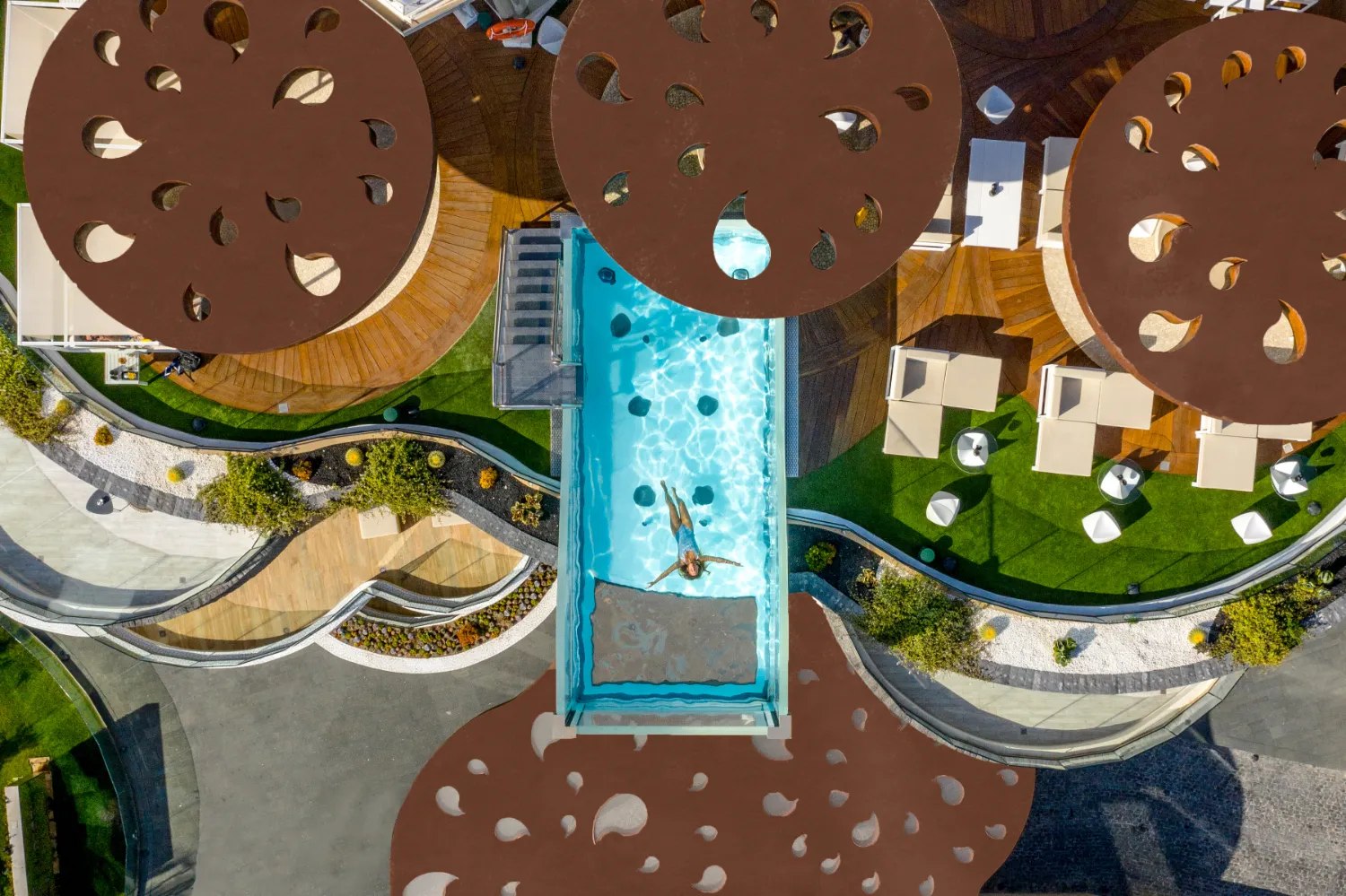 Adults-only sky pool